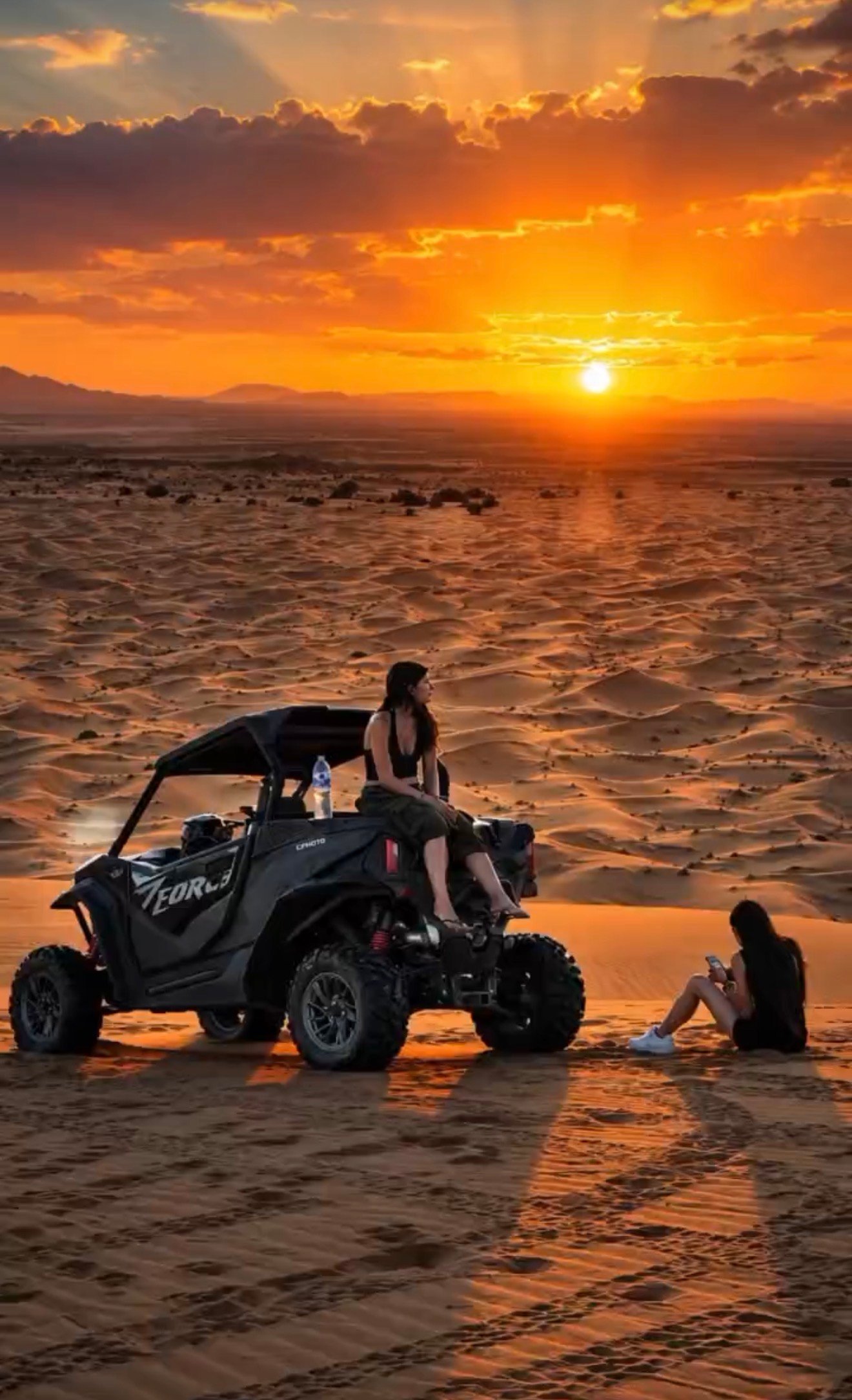 Buggy experience at sunset in Merzouga