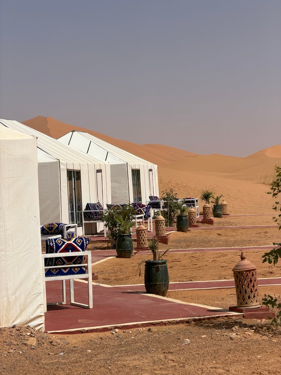 Desert camp accommodation in Merzouga